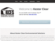Tablet Screenshot of kesterclear.com